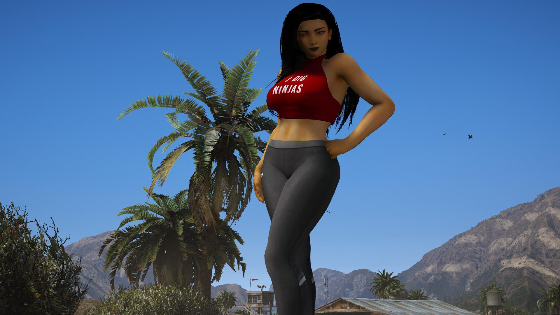 Mai Shiranui Inspired Asian Girl Player Ped Gta 5 Mods